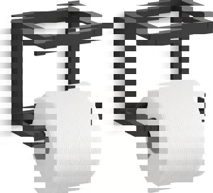 Wall Toilet Tissue Holder in Matte Black